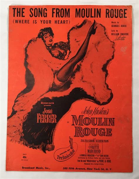 song from moulin rouge 1953